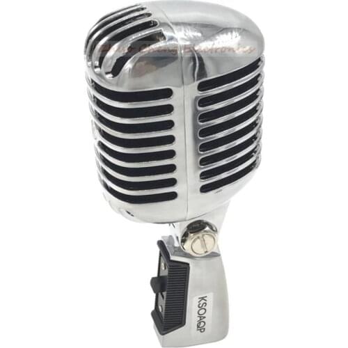 KSOAQP Metal Shell Body for 55SH II Professional Dynamic Microphone Vocal Classical Vintage Style Microfone 55 SH Series II