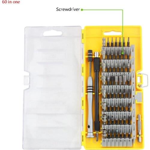 60 in 1 Precision Screwdriver Set Disassemble For Car Tablets Phone Computer Laptop PC Watch Electronic Repair Tools Kit