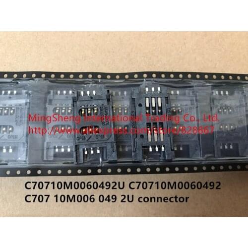 Original new 100% C70710M0060492U C70710M0060492 C707 10M006 049 2U connector