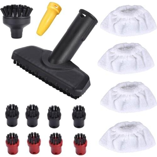 Steam Cleaner Slit Nozzle Brush Sprinkler Nozzle Head for Karcher SC1 SC2 SC3 SC4 SC5 SC7 Big Round Brush Steam Mop Rag