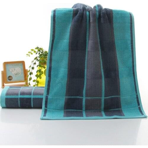 European and American Style Towel 32 Strand Cut Velvet Cotton Cover Dark Men Thick Towel 400 G Cotton Towel