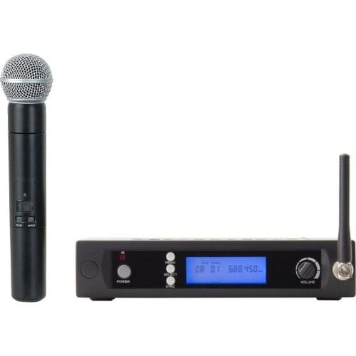 Bolymic Professional UHF UR24D 100 channels karoake microphone headset lavalier wireless Microphones