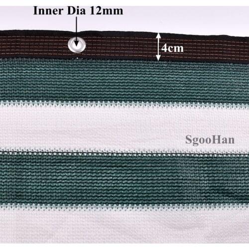 Custom size 4.2x1.7m, with hole every 25cm HDPE Anti-UV Shading Net Sunshade Net