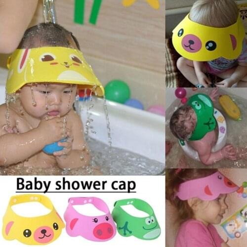 Baby Kids Cap Baby Shower Cap Baby Bath Cap Shampoo Shield Bath Wash Visor Cap Bath Bathing Kids Protect Hair Eyes Hat Hat I0Y1