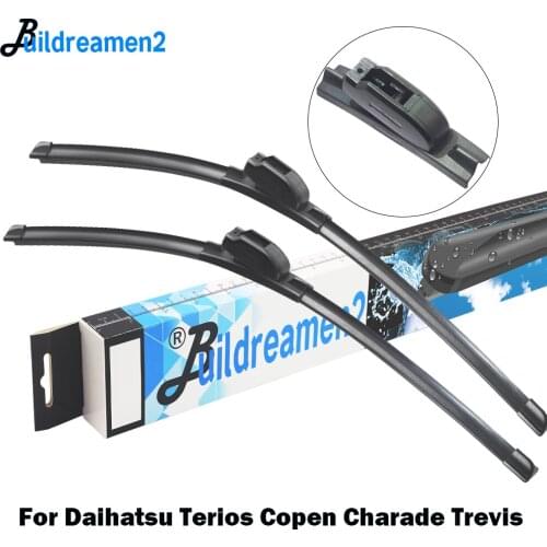 Buildreamen2 For Daihatsu Terios Copen Charade Trevis Car Styling Wiper Blade Rubber Windscreen Wiper
