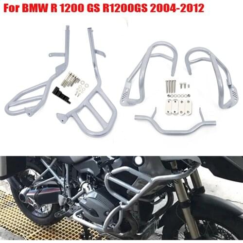 Motorcycle Highway Upper Lower Engine Bumper Guard Crash Bars Frame Protection For BMW R1200 GS R1200GS LC R 1200 GS 2004-2012