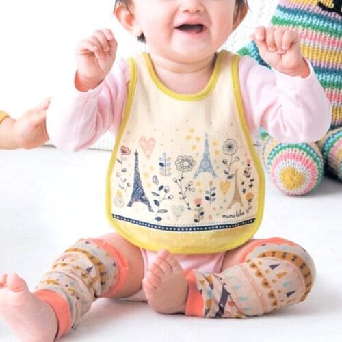 Y159 Free shipping baby adjustable bib saliva towel baby pocket without fluorescent agent Not waterproof models Color optional