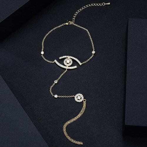 KellyBola Jewelry Gorgeous and Sweet Tassel Bracelet Exquisite Zircon Micro Inlay High Quality Matching Womens Fashion 2021 New