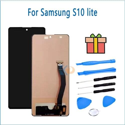 LCD Display For Samsung S10 lite LCD Display Touch Screen Digitizer Assembly For Samsung S10Lite G770F/DS G770F Lcd