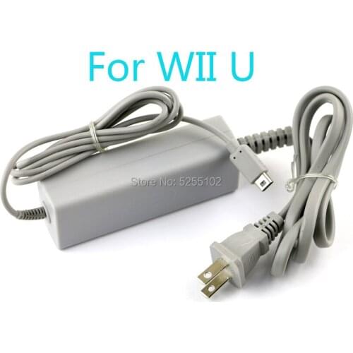 1pc For Nintend Wii U Home Wall Power Supply Joystick US/EU Plug 100-240V AC Charger Adapter Gamepad Controller