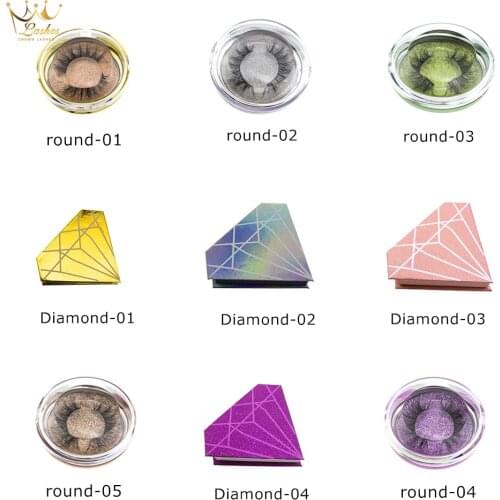 100 pairs Crown lashes private label 3d mink eyelashes lash packaging eyelash vendor fake eyelashes