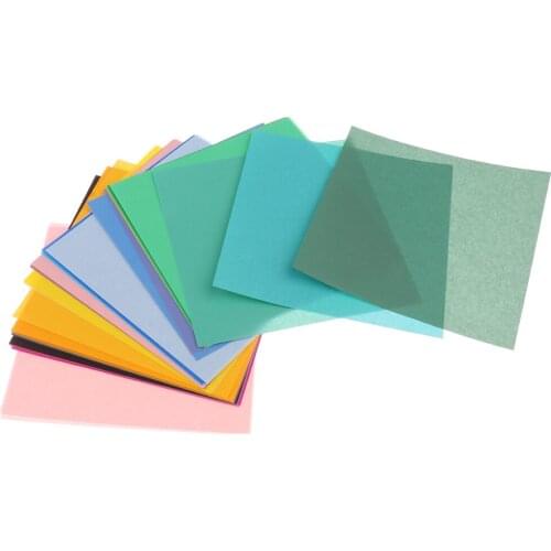 50 Sheets 50 Colors Set Single Sided Folding Origami Papers for DIY Arts Crafts