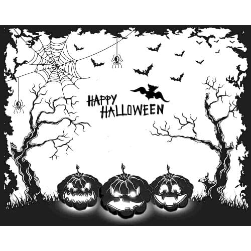 AZSG Halloween Woods Bats Clear Stamps/Seal For DIY Scrapbooking Card Making Album Decorative Silicone Stamp Craft