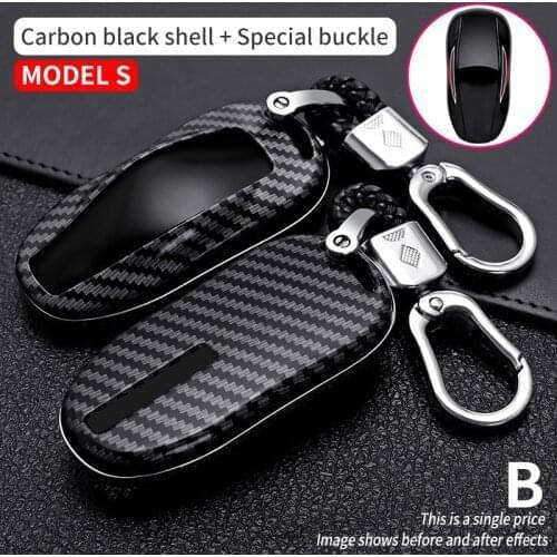 ABS Car Remote Key Case Cover For Tesla Model S Model X Smart Key Bag Key Protected Holder Shell Accessorie