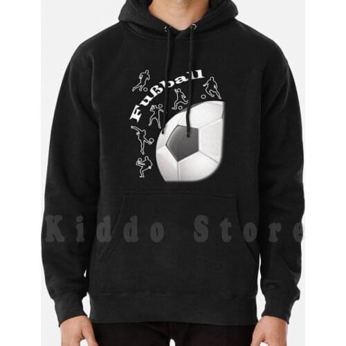 Soccer Ball , Soccer Player As Silhouette , Outline , Word Hoodies Long Sleeve Soccer Outline Ball Europameister