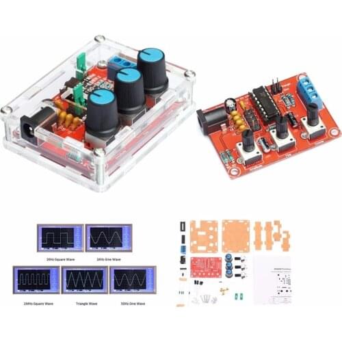 XR2206 Function Signal Generator DIY Kit Sine/Triangle/ Square Output 1HZ-1MHZ
