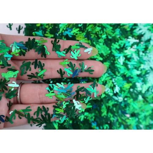 Holographic Green Cactus Cosmetic Glitter Festival Rave Beauty Makeup Face Body Nail Art Resin Epoxy Tumblers Wholesale