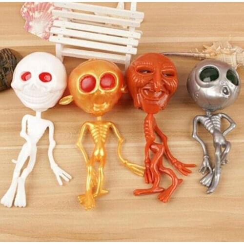 Decompress Vent Toys Luminous Alien Antistress Relieve Gadget Toys Squeeze Soft Cute Funny Jokes Prank Gift For Adult Kids