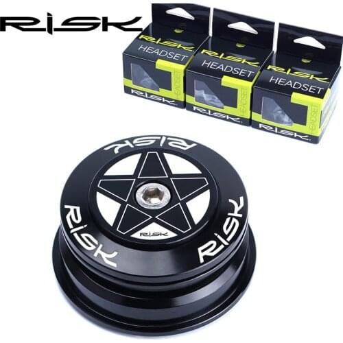 Mountain Bike Cone Tube Conversion 28.6 Straight Tube Front Fork 44-56 Headset Bearing Bearing 44-55mm Wrist Set