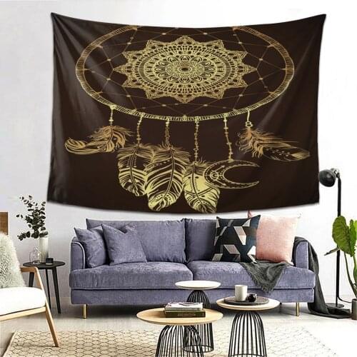 Dreamcatcher 3D Printed small 95x73cm Wall Tapestry Cheap Wall Hanging Bohemian Mandala Tapestries Art Decor