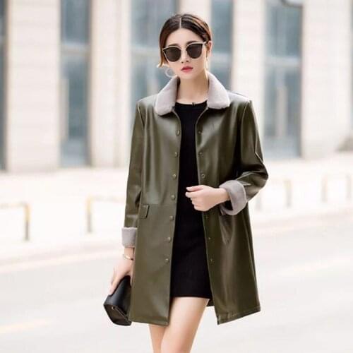 Женские зимние кожаные куртки LOW LUV China At AliExpress