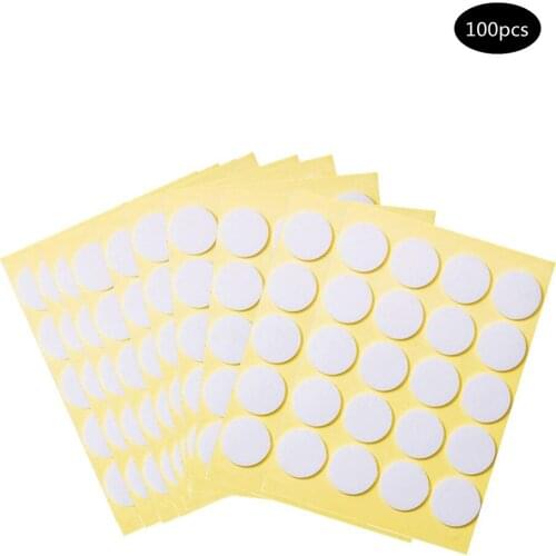 A pack of 100 candle wick stickers double-sided tape dots, used to make 15/20mm candles