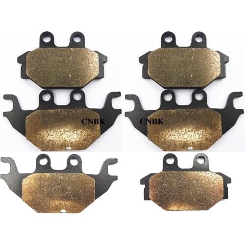 Brake Pad Set for SYM Outlander 300 2007 - 2014 Quadraider 600 2008 - 2014 TGB Avenger 400 Quad 2007 - 2009 Front Rear Quad