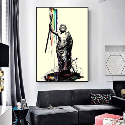 Street Graffiti David Wall Art Posters Fashion Print Canvas Painting Living Room Corridor Bedroom Aesthetics Decor Gift Pictures