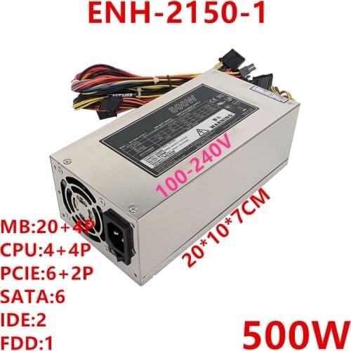 New PSU For Enhance 2U 500W Power Supply ENH-2150-1