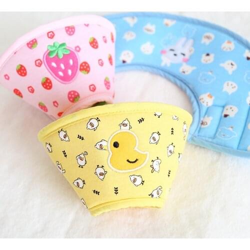 Petstyle Dog Cones Printed Embroidered Cartoon Dog Elizabeth Circle Dog Headgear Pet Collar Anti-licking