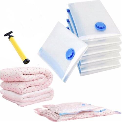 1pc/5pcs 10pcs Vacuum Sealed Bag Reusable Food Storage Bag Kit, with Hand Pump Sealed Bag Food Packaging