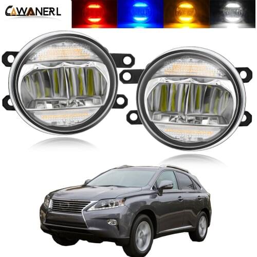 2in1 Fog Light + Daytime Running Light For Lexus RX350 RX450h 2010 2011 2012 2013 Car LED Fog Light Assembly DRL 30W 8000LM 12V