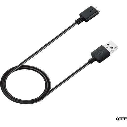Drop Ship&Wholesale Black 1M USB Charging Cable Cord Fast Charger Line For Polar M430 Running Watch APR29