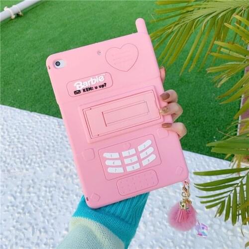 Kawaii Silicone Protect Case For iPad 9.7 inch 2017/2018 Air 4/3/2 For iPad 2/3/4 Mini 5 Cute Soft Tablet Cover Accessories