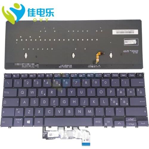 OVY Italian backlight Replacement keyboards for ASUS ExpertBook B9450FA IT blue laptop keyboard 9Z.NFQBU.20E 0KNB0-1620IT00 sale
