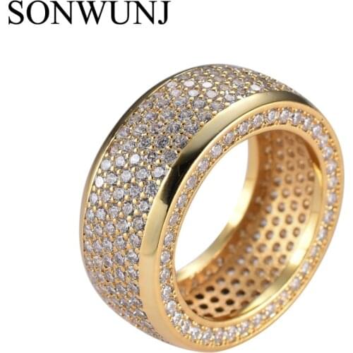 SONWUNJ Rings With Cubic Zirkonia For Women