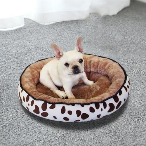 Warm Oval Dog Beds Sleeping Mat Soft Kennel Puppy For Small Medium Large Dog House Pad 4 Seasons Pet Supplies cama para perro