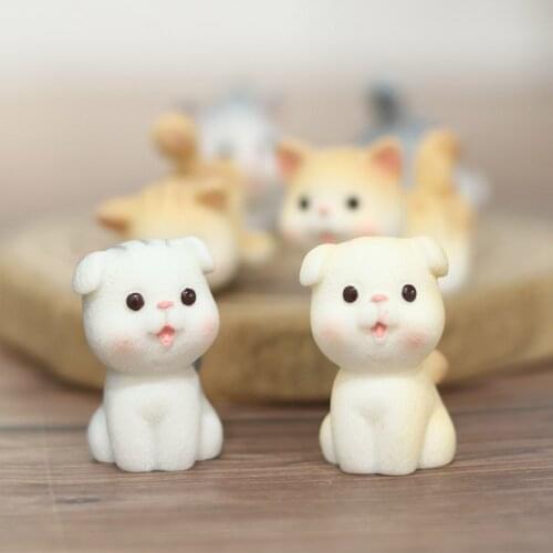 1 Pc Naughty Kitten Pet Cat Small Statue Figurine Car Ornament Crafts Home Decoration Miniatures Car Interior Accessories