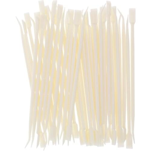 10pcs 2 Way Plastic Eyelash Perming Stick Tool False Eyelash Tweezers With Hot Glue Spoon Lash Lifting Curler Applicator