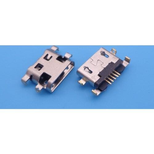 10pcs For Alcatel 6035R Idol S 4033 4033D POP C3 C7 7041D micro usb charge charging jack connector plug dock socket port