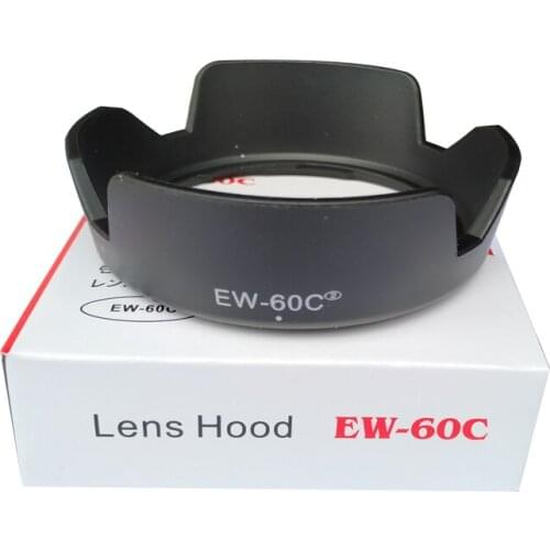 10pcs/lot EW-60CII EW60CII Flower shape Lens Hood for canon EF 18-55mm 28-90mm 28-80mm