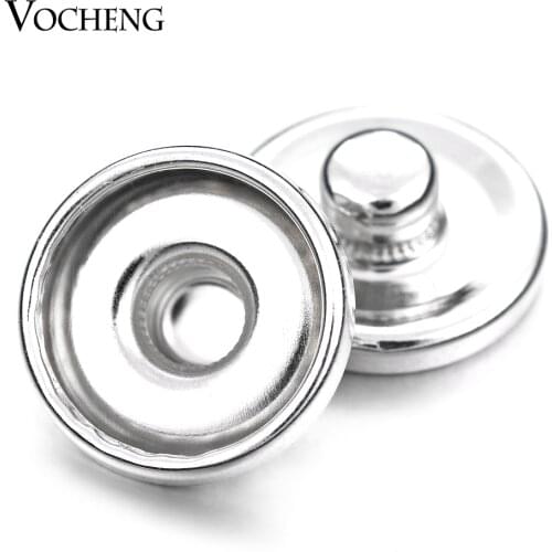 200pcs/lot Small 12mm Metal Button Snap Charms Base Edged Interchangeable Jewelry Accessory VG-192