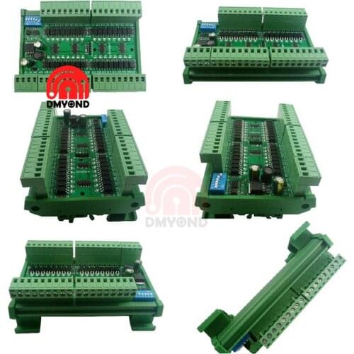 32ch PNP NPN Isolated Digital Input RS485 Modbus Rtu Controller Relay DC 12V 24V PLC Switch Acquisition Board Power Supply