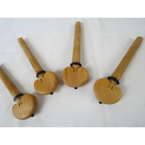 4pcs 4/4 Boxwood pegs, cello Accessories