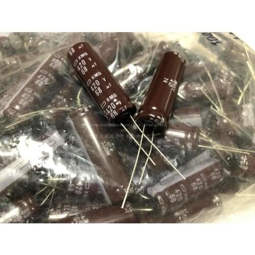 68uF 420V NIPPON Chemi-Con NCC KMG Series 12.5x40mm 420V68uF Aluminum Electrolytic Capacitor
