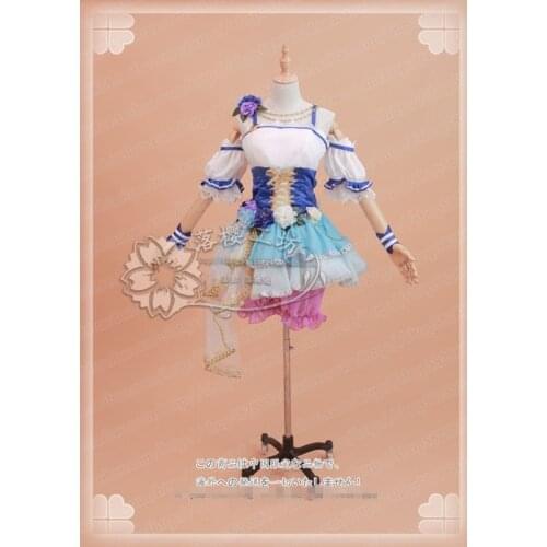 Anime! LoveLive! Sunshine!Aqours Watanabe You Angel Awakening Idolized Uniform Lolita Dress Cosplay Costume Free Shipping