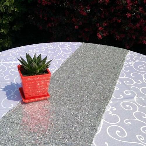 Sequin Table Runner Blink Spark Party Home Decor Wedding 30x180cm/30x275cm/30x300cm