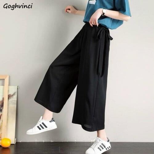 Wide Leg Pants Women Solid Simple Trousers Daily Streetwear Students Korean Style All-match Oversize 3XL Harajuku Fashion Loose