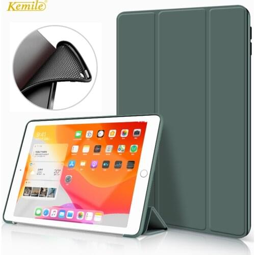 Case for iPad 10.2 7th generation Ultra Slim Leather Case For iPad 9.7 2018 Air 3 10.5 2019 Smart TPU Case for iPad Pro 11 Case