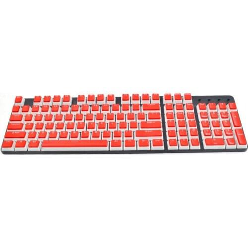 Fos/Step 17 Colors Opaque Abs Material Oem Profile Pudding Keycaps Mechanical Keyboard